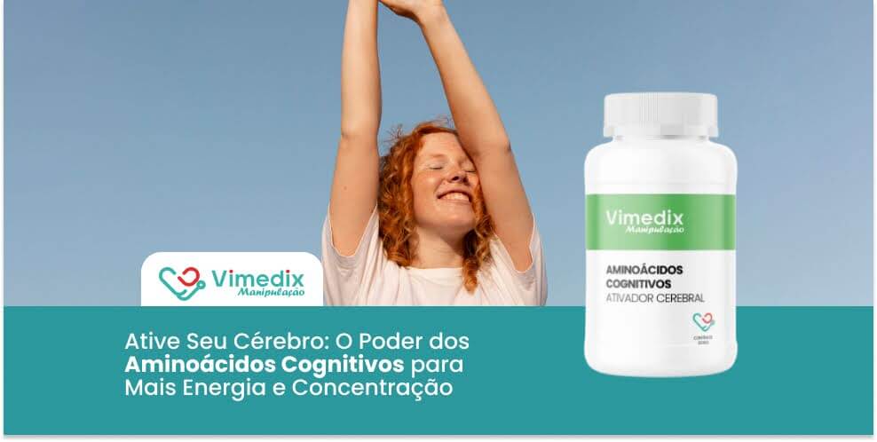 Ative Seu Cérebro: O Poder dos Aminoácidos Cognitivos para Mais Energia e Concentração